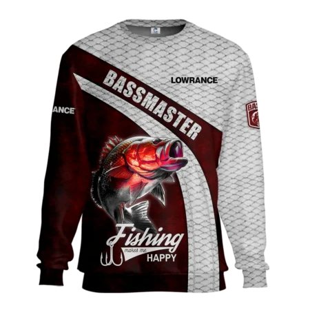 New Release Sweatshirt Lowrance Bassmasters Tournament Sweatshirt TTFS050301ZL