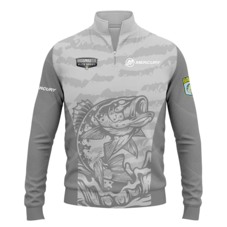 New Release Jacket Mercury Bassmaster Elite Tournament Quarter-Zip Jacket TTFS140303EM