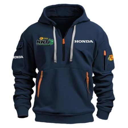 Honda Exclusive Logo Tournament Hoodie Half Zipper HCAH11501HOZ