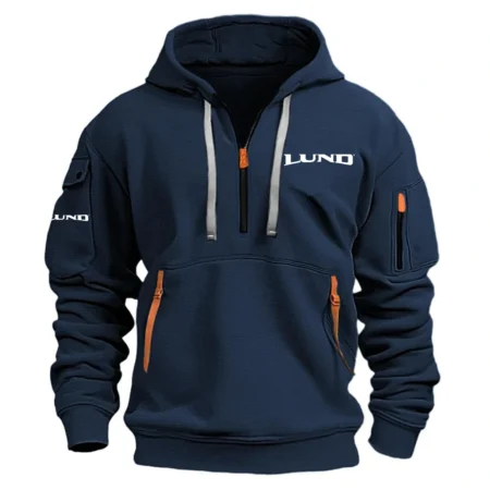 Lund Mercury Exclusive Logo Hoodie Half Zipper HCAH11501LBMBP