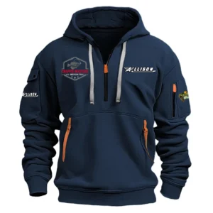 Allison National Walleye Tour Hoodie Half Zipper HCAH11501ALNW