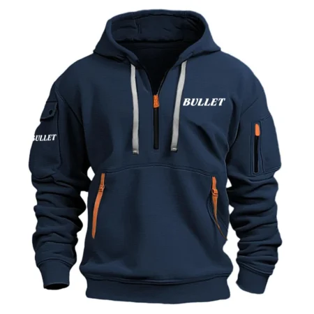 Bullet Exclusive Logo Tournament Hoodie Half Zipper HCAH11501BUZ