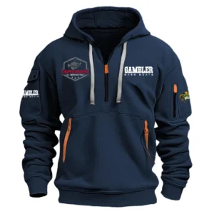 Gambler KingKat Tournament Hoodie Half Zipper HCAH11501GBKK