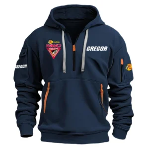 Gregor Exclusive Logo Tournament Hoodie Half Zipper HCAH11501GRZ