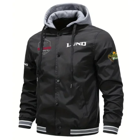 Lund Crappie Master Tournament Hooded Windbreaker Jacket HCPDBJ159LBCR