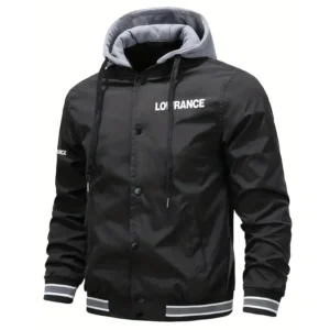 Lowe Exclusive Logo Hooded Windbreaker Jacket HCPDBJ159LWZ