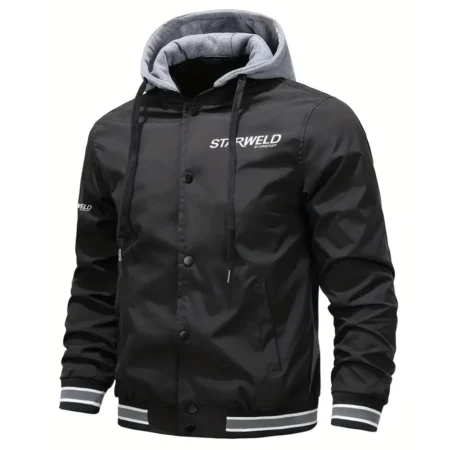 Starweld Exclusive Logo Hooded Windbreaker Jacket HCPDBJ159SWZ