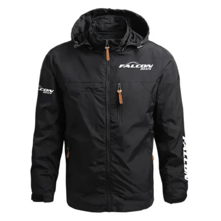 Falcon Exclusive Logo Waterproof Outdoor Jacket Detachable Hood HCPDJH611FAZ