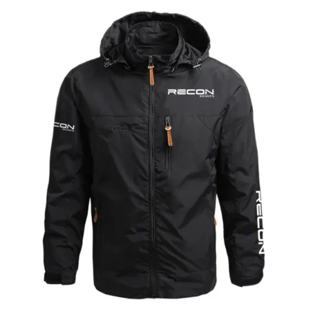 Recon Exclusive Logo Waterproof Outdoor Jacket Detachable Hood HCPDJH611RCZ