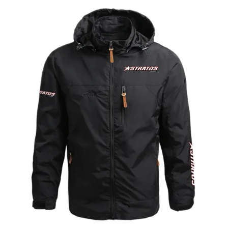 Stratos Exclusive Logo Waterproof Outdoor Jacket Detachable Hood HCPDJH611SAZ