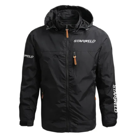 Starweld Exclusive Logo Waterproof Outdoor Jacket Detachable Hood HCPDJH611SWZ