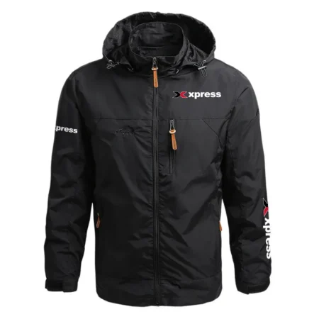 Xpress Exclusive Logo Waterproof Outdoor Jacket Detachable Hood HCPDJH611XBZ