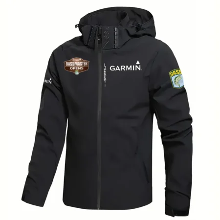 Garmin B.A.S.S. Nation Tournament Waterproof Windbreaker Jacket Detachable Hood HCPDMJ525AGN