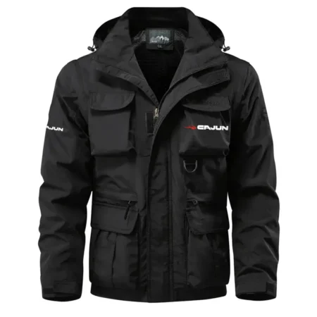 Lew's Exclusive Logo Waterproof Multi Pocket Jacket Detachable Hood and Sleeves HCPDMPJ529LSZ