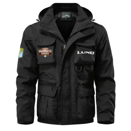 Lund KingKat Waterproof Multi Pocket Jacket Detachable Hood and Sleeves HCPDMPJ529LBKK