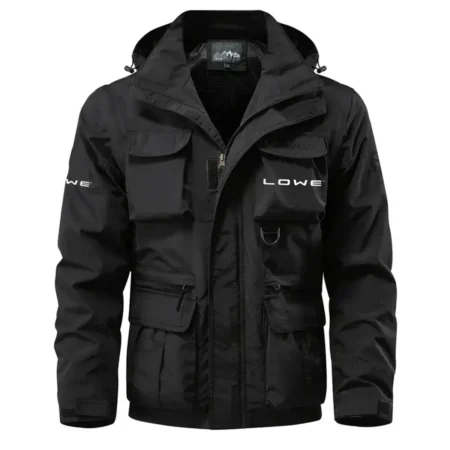 Lowe Exclusive Logo Waterproof Multi Pocket Jacket Detachable Hood and Sleeves HCPDMPJ529LWZ