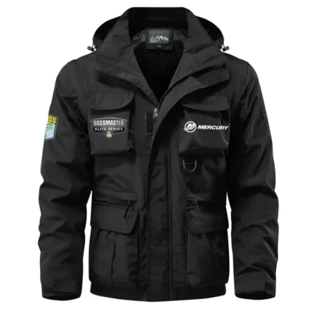 Mercury National Walleye Tour Waterproof Multi Pocket Jacket Detachable Hood and Sleeves HCPDMPJ529MNW