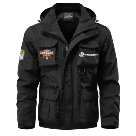 Mercury National Walleye Tour Waterproof Multi Pocket Jacket Detachable Hood and Sleeves HCPDMPJ529MNW