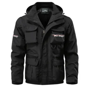 Boston Whaler Exclusive Logo Waterproof Multi Pocket Jacket Detachable Hood and Sleeves HCPDMPJ529BWZ