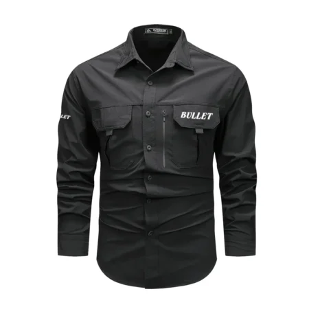 Bullet Exclusive Logo Long-Sleeved Shirt HCPDLS075BUZ