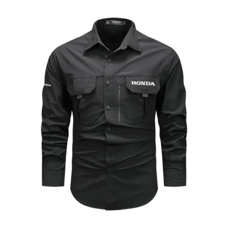 Honda Exclusive Logo Long-Sleeved Shirt HCPDLS075HOZ