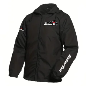 GatorTail Exclusive Logo Waterproof Multi Pocket Jacket Detachable Hood and Sleeves HCPDMPJ529GTZ