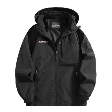 Xpress Exclusive Logo Soft-Shell Jacket Detachable Hood HCPDSSJ75XBZ