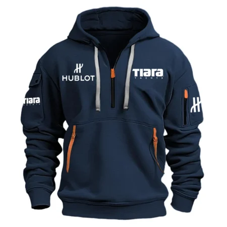 Tiara Yachts Hublot Exclusive Logo Hoodie Half Zipper HCAH11501TYHB