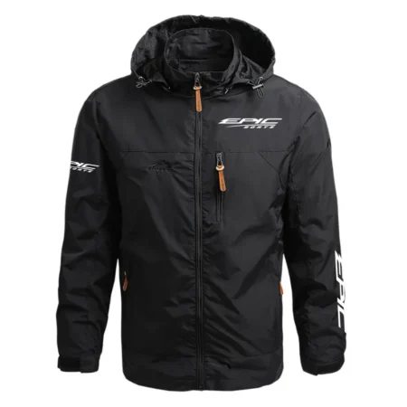 Epic Exclusive Logo Waterproof Outdoor Jacket Detachable Hood HCPDJH611EPZ