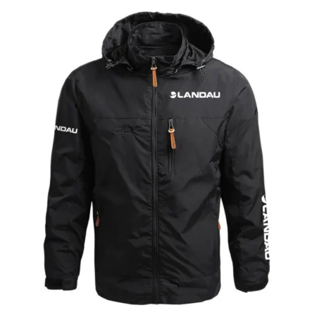 Landau Exclusive Logo Waterproof Outdoor Jacket Detachable Hood HCPDJH611LDZ