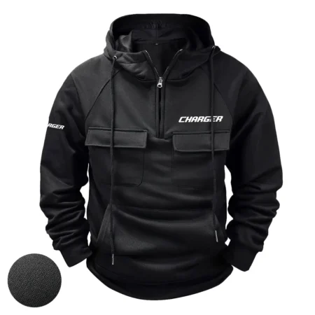 Charger Exclusive Logo Tactical Quarter Zip Hoodie HCPDTQH8CGZ