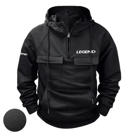 Legend Bass Boat Exclusive Logo Tactical Quarter Zip Hoodie HCPDTQH8LEBZ