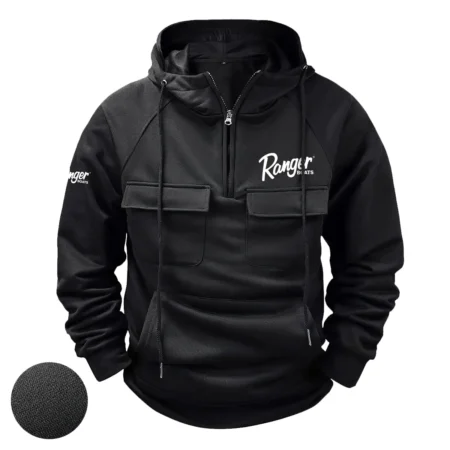 Ranger Exclusive Logo Tactical Quarter Zip Hoodie HCPDTQH8RBZ