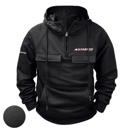 Stratos Exclusive Logo Tactical Quarter Zip Hoodie HCPDTQH8SAZ