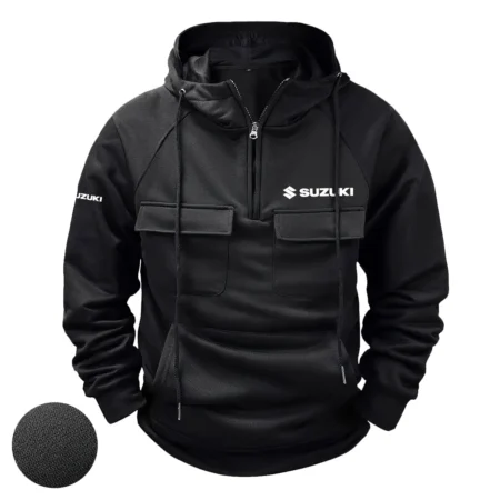 Suzuki Exclusive Logo Tactical Quarter Zip Hoodie HCPDTQH8SUZ