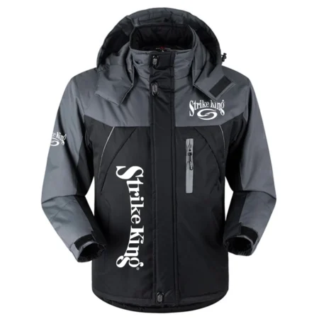 Strike King Exclusive Logo Outdoor Charging Suit Plush Waterproof Windproof Jacket Detachable Hood HCPDPCS1409SKZ